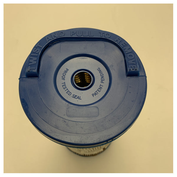 Cartucho de filtro de combustible Racor Blue de 10 micras para motores marinos - Filtración duradera y fiable