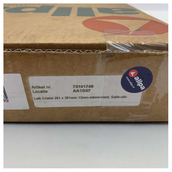 Goiot Cristal alumiininen kansiluukku 308 x 319 mm - 101749