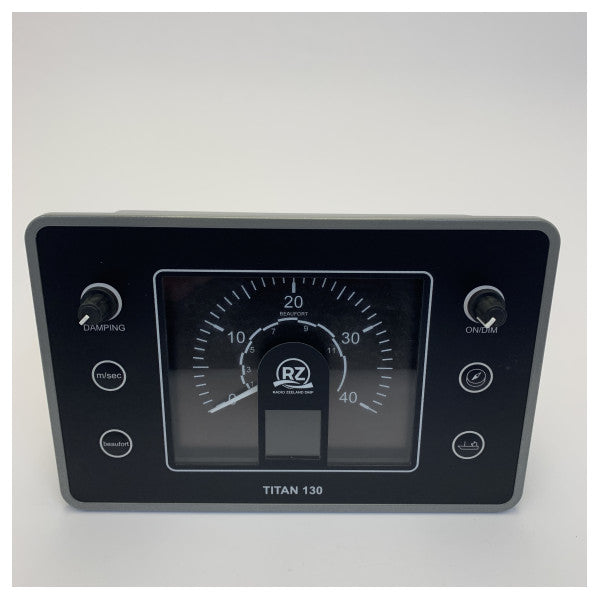 Display e Unità di Controllo dell'Indicatore di Velocità del Vento Radio Zeeland TITAN 130 - Navigazione Marina