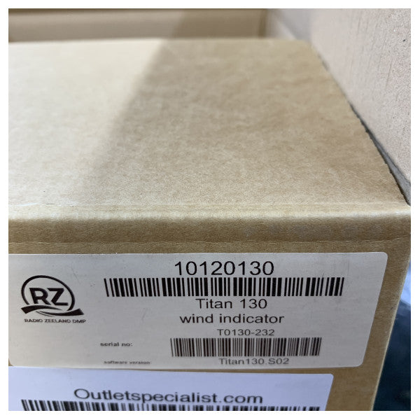 Radio Zeeland TITAN 130 Indikatur tal-Veloċità tal-Riħ Display u Unità ta' Kontroll - Navigazzjoni Marittima