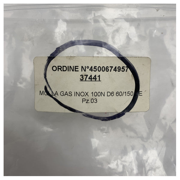 Газова пружина з нержавіючої сталі 100N - стійка до корозії газова стійка для човнів і морських застосувань