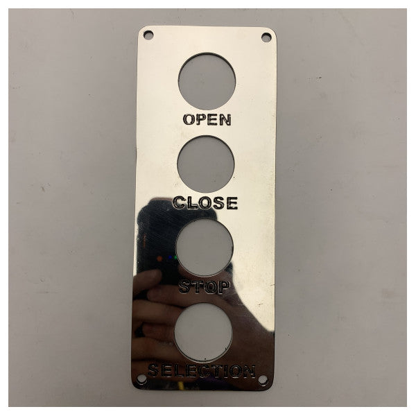 舶用ステンレス鋼コントロールパネル AISI 316 - 耐久性、耐腐食性、クリア機能刻印付き舶用操作パネル