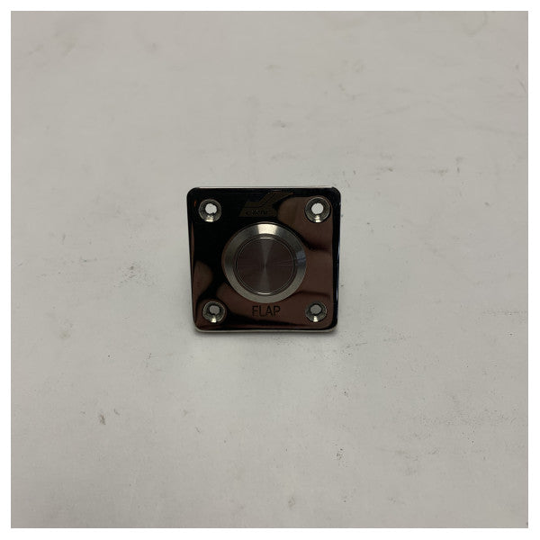 Marine Grade 40x40mm Stainless Steel Flap Balcony Button Panel - Corrosion Resistant Control Switch for Boats and Ships