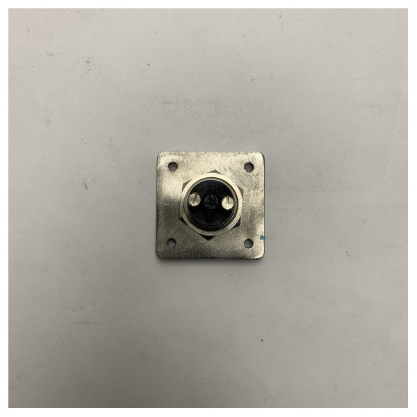 Marine Grade 40x40mm Stainless Steel Flap Balcony Button Panel - Corrosion Resistant Control Switch for Boats and Ships
