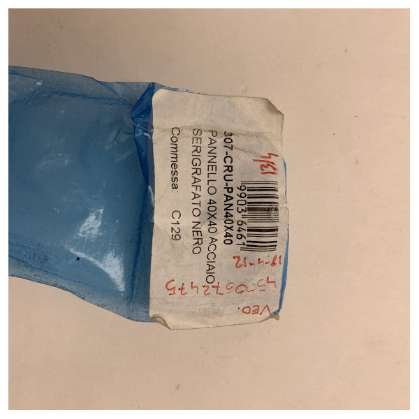 Marine Grade 40x40mm Stainless Steel Flap Balcony Button Panel - Corrosion Resistant Control Switch for Boats and Ships