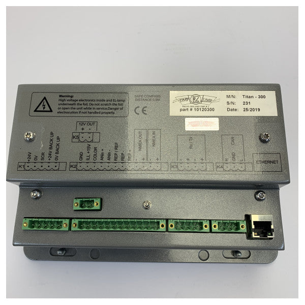 Display e Controllo del Tasso di Rotazione Radio Zeeland DMP TITAN 300 90-270 Gradi - Navigazione Marittima