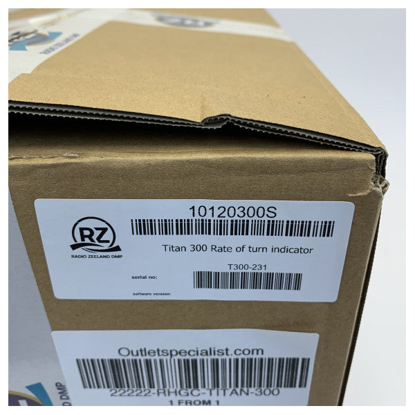 Display e Controllo del Tasso di Rotazione Radio Zeeland DMP TITAN 300 90-270 Gradi - Navigazione Marittima