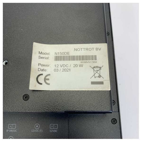 Nottrot N-Line N156DE P Marine Monitor 15.6 Inch Full HD 1920 x 1080 Vesa Mount