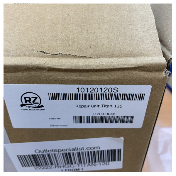 Radio Zeeland DMP TITAN 120 Echosounder Display u Kontroll Unit - Elettronika Marittima