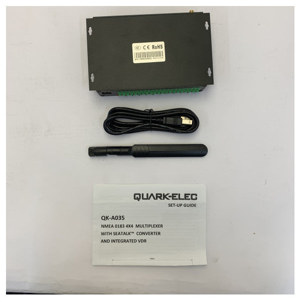Quark-Elec QK-A035 4x4 NMEA мультиплексор із VDR, WiFi та SeaTalk