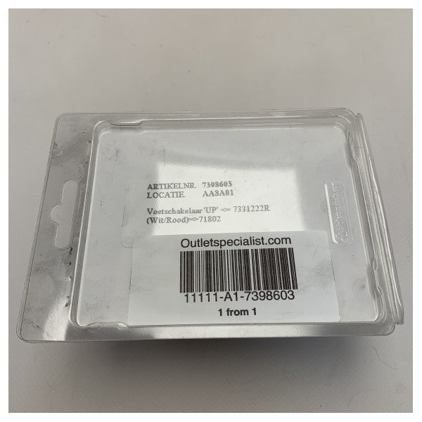 Interruttore a pedale per verricello elettrico MZ Electronics bianco - 7398603