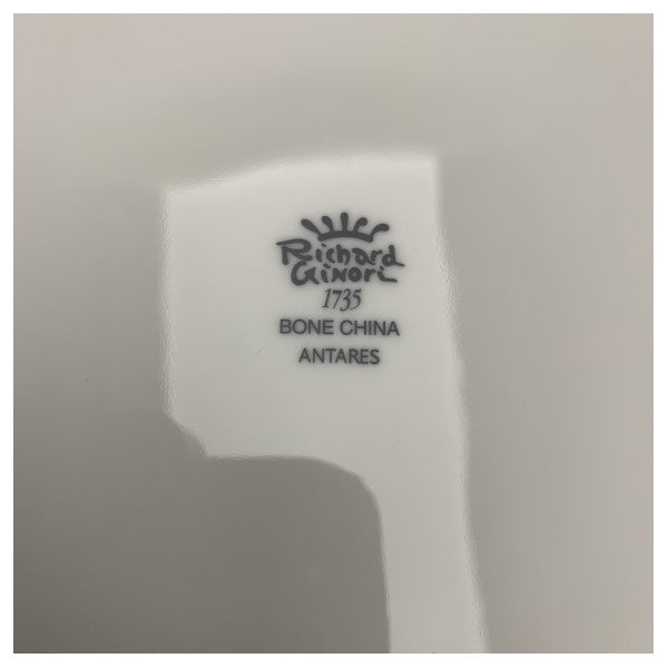 Річард Джинорі Кругла плоска тарілка з кістяного фарфору Antares 28 см