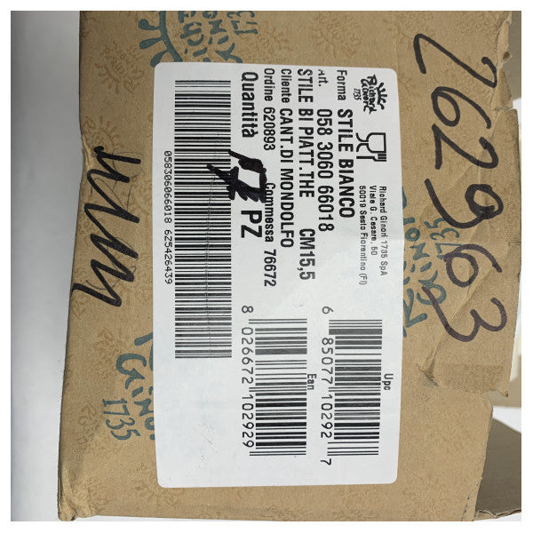 Порцелянова обідня тарілка Pershing Richard Ginori преміум-класу з морською тематикою 15,5 см - 058 3060 66018