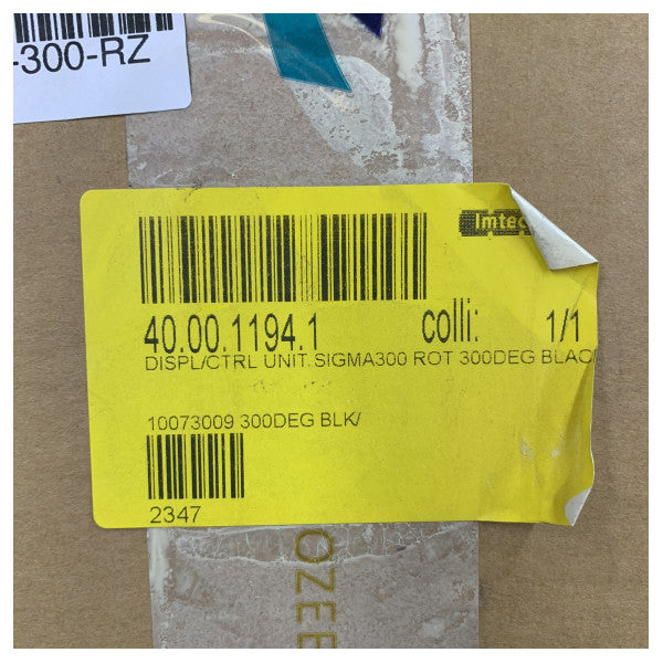 Radio Zeeland SIGMA 300 Kontrolna jedinica za prikaz brzine okretanja - ROT 300 stupnjeva crna