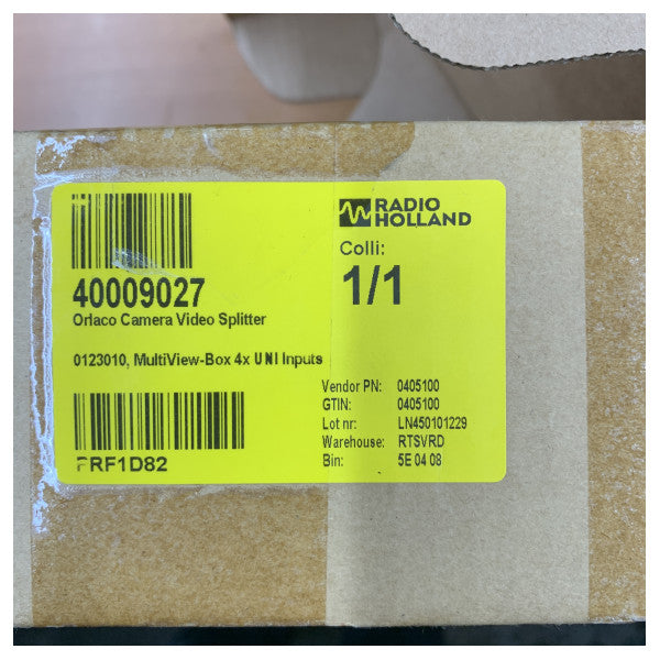 Orlaco MultiView Box II Video Splitter - 4 Camera Input - 0123010