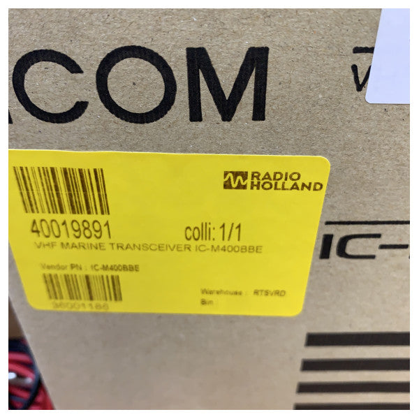 Icom IC-M400BBE Фіксована чорна коробка морського VHF радіо з GPS