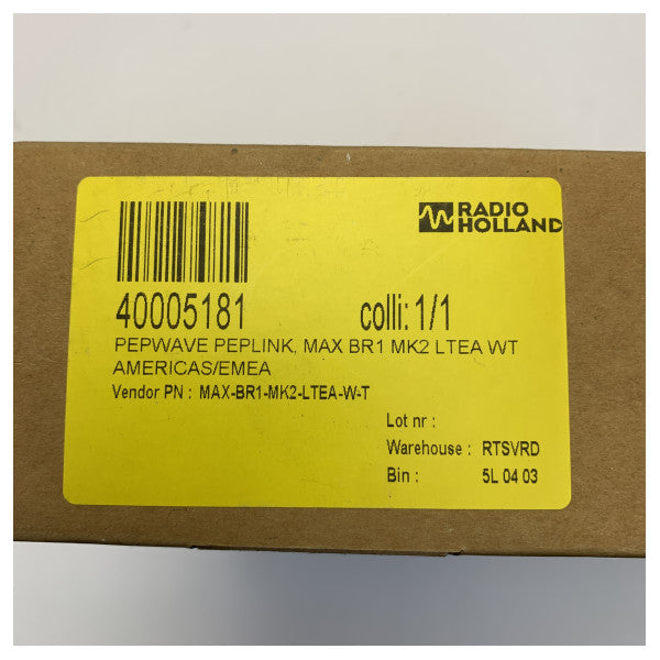 Pepwave MAX BR1 MK2 LTEA Marine Cellular Router Americas/EMEA