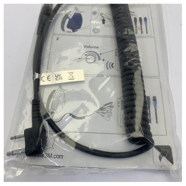 3M Peltor FLX2-35 Icom 2-Pin Açılı Kablo