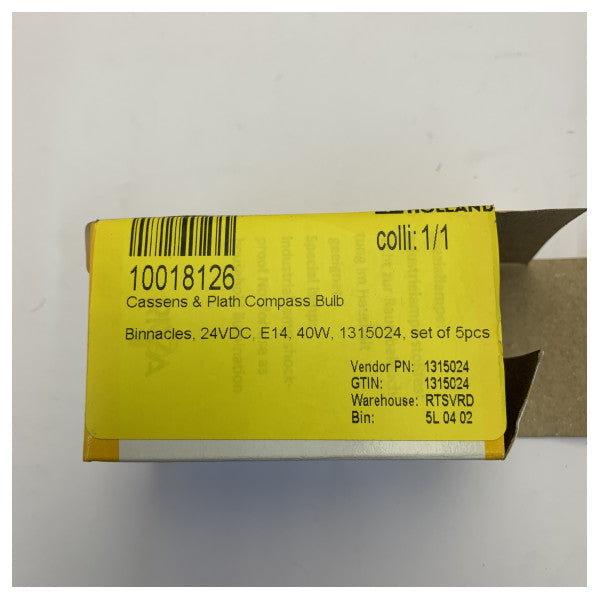 RIVA Kompas lampa za Cassens i Plath Binnacle - 24V 40W E14 1315024