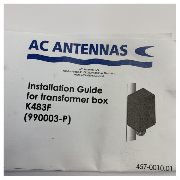 AC Antennas K483F HF/SSB з'єднувальний блок для коаксіального кабелю Tx/Rx - Морський