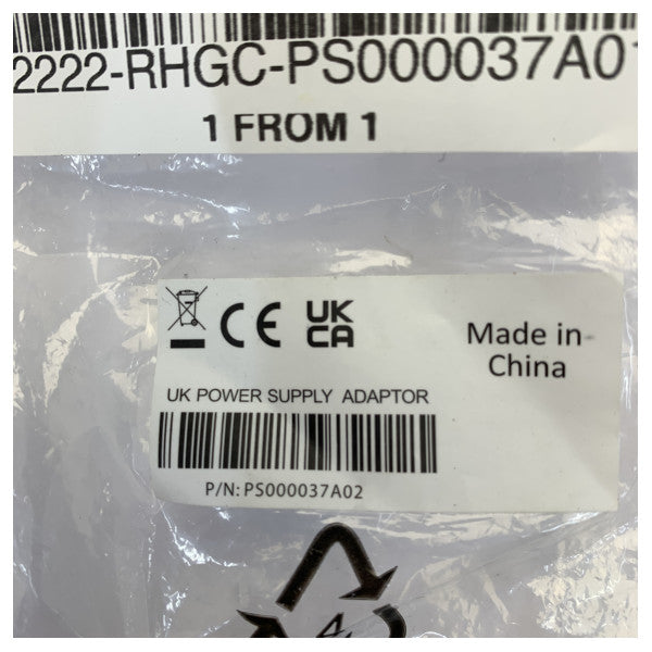 Motorola PS000037A01 Power Supply Adapter - Wall Cube 14W UK Plug - Switch Mode