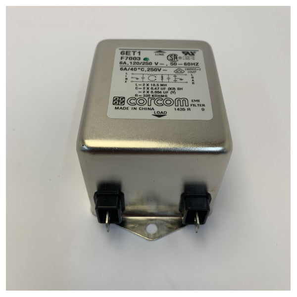 Filtro EMI AC de 6A de Southern Avionics - 6 ET 1 F7003 - 9F345007 - Filtro Marino