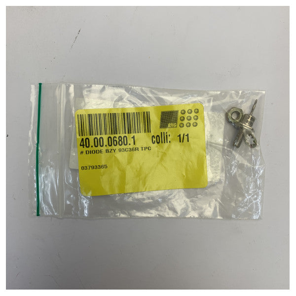 Diodo Zener TPC 93C36R Radio Zeeland BZY