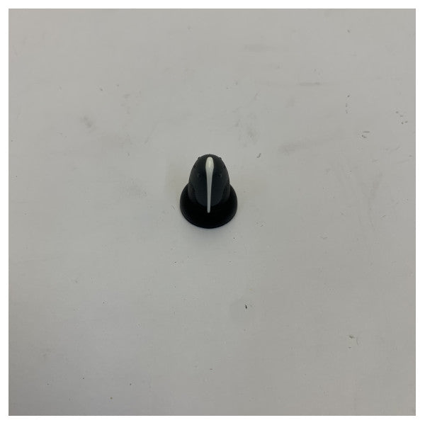 Radio Zeeland SIGMA Rotary Control Knob - SIVA-BLK-BIJELA