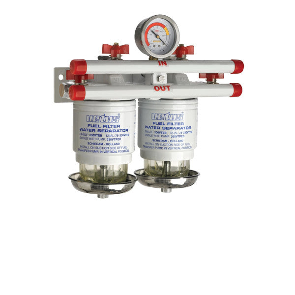 Vetus 75330VTEB Doppelter Kraftstofffilter Wasserabscheider 360L/h