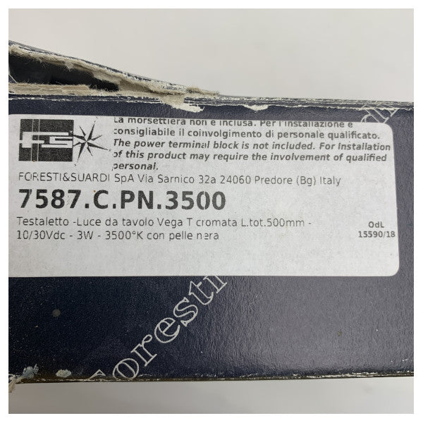 Foresti Suardi 7587.C.PN.3500 justerbar LED leselampe