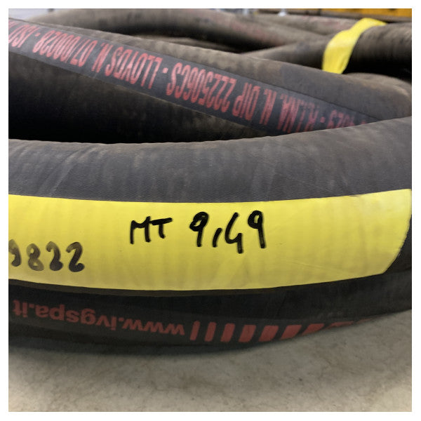 Z1 Tube Vesuvio LL 70x80 Marine Rubber Hose 9.49M - Durable Saltwater Resistant Maritime Hose