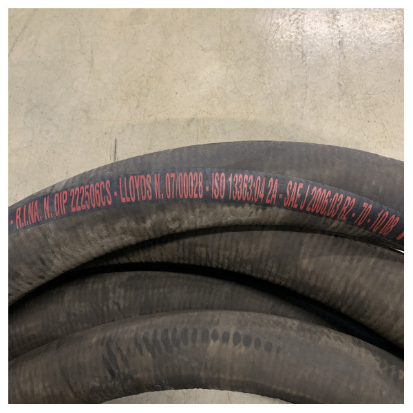 Z1 Tube Vesuvio LL 70x80 Marine Rubber Hose 9.49M - Durable Saltwater Resistant Maritime Hose
