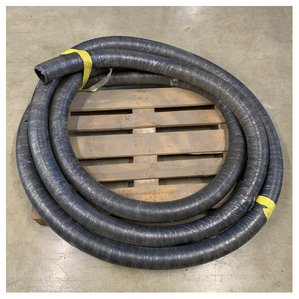 舶用排気ホース 90 mm - 耐久性のある柔軟なゴム製パイプ、ウェット排気システム用、DNV の承認