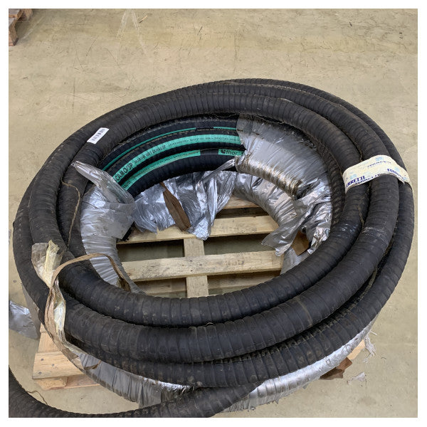 Korkealaatuinen merenkulun spiraalipakokaasuletku 70mm halkaisija 50m pituus ISO 13363