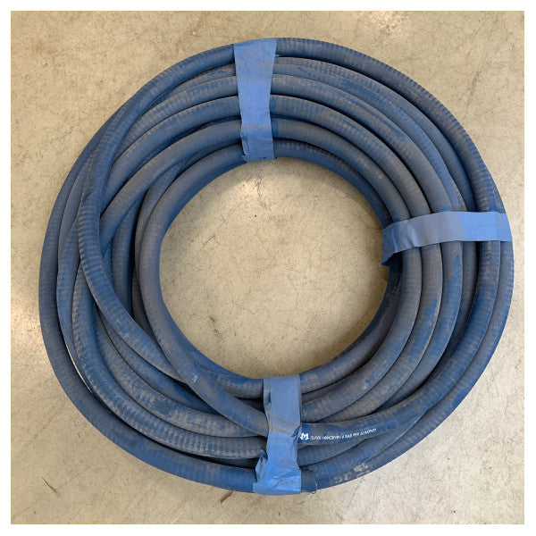 Manguera de goma marina duradera 25 mm 30 m - Tubo flexible resistente al agua salada para el transporte seguro de líquidos