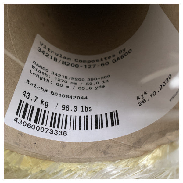 Vitrulan GA600 Marine Fiberglass Komposittstoff 1270mm L60m