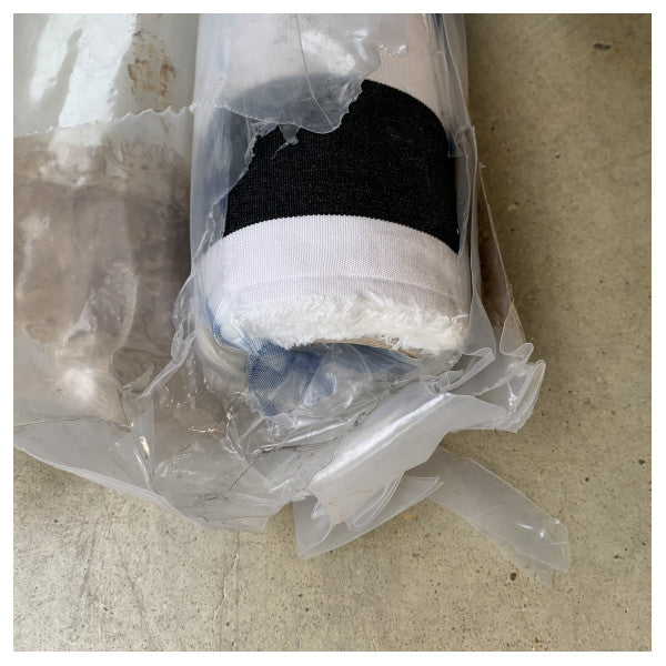 Sunbrella Yacht Stripe Black Water and Sun Proof Upholstery - 3740 - 5.2M