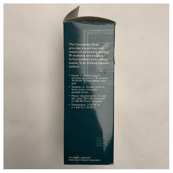 Xantech 789-44 Marine IR -liitäntämoduuli luotettaviin monialueisiin infrapunavalvontajärjestelmiin.