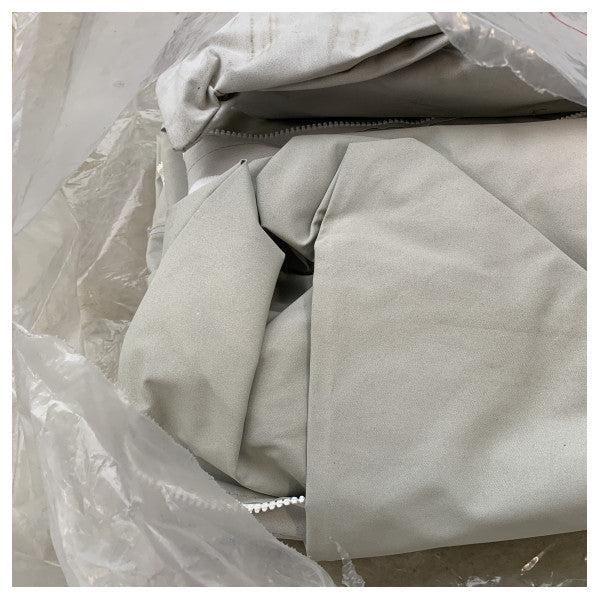 Riva Rivale 56 bimini closure with windows - Durable White Marine Canopy for Sun and Weather Protection