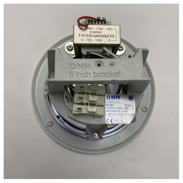 DNH Marine Vattentät 5-tums marinhögtalare B-560-T med tåligt metallhölje och enkel montering