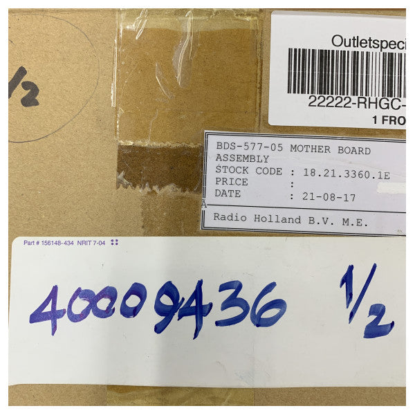 Furuno BDS-577-05 CPU-emolevyn kokoaminen - Merielektroniikka