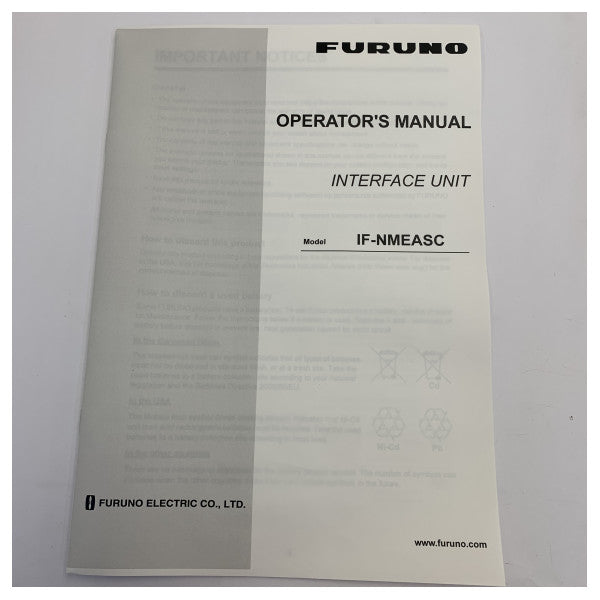 Furuno IF-NMEASC-E NMEA Interface Modul - Marine Elektronik - 00001146900