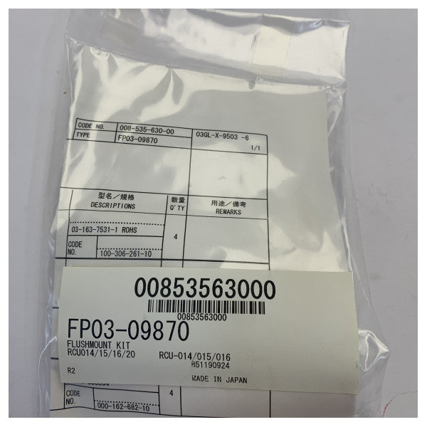 Kit di montaggio a filo Furuno RCU-014-015-016 - Accessorio per elettronica marina