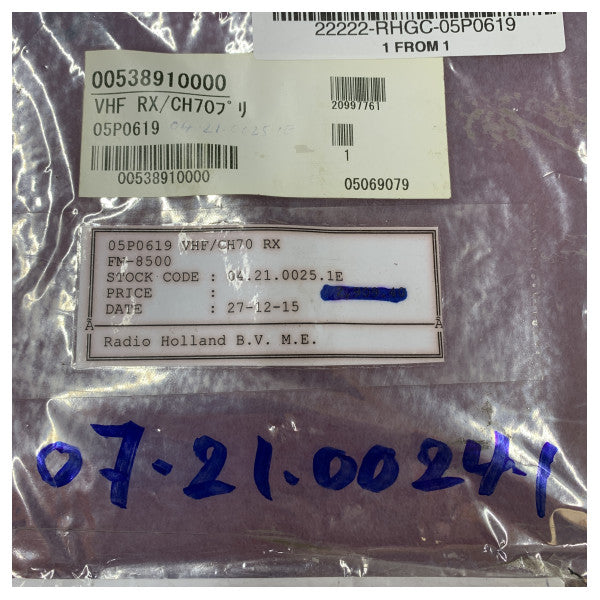 Furuno VHF/CH70 RX FM8500 Radyo PCB - 05P0619