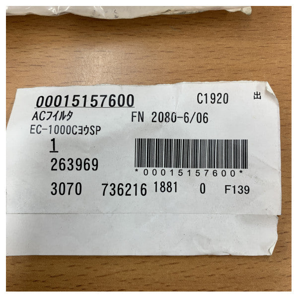 Schaffner FN 2080-6-06 EMI/RFI-filter 6A 250V nettfilter for strømledning