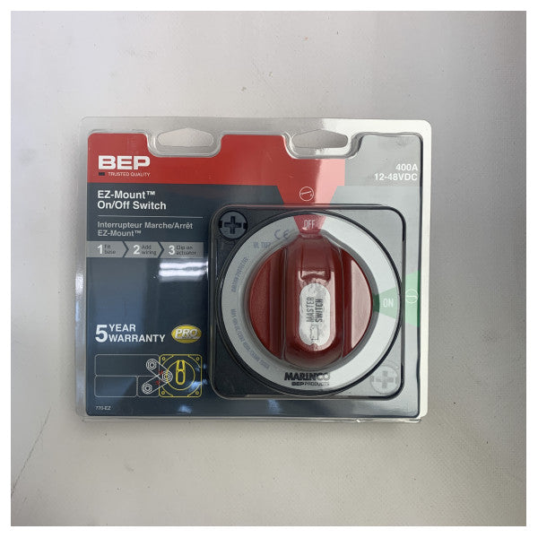 BEP interrutor principal da bateria pro Instalador 12/24V - 770-EZ
