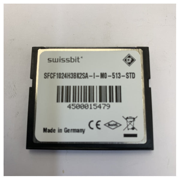 Swissbit 1950052 - Industrial CompactFlash-kortti 1GB merielektroniikkaan