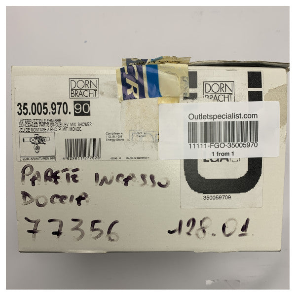 Dornbrachtin piilotettu seinäkyynärpää 35.005.970.90