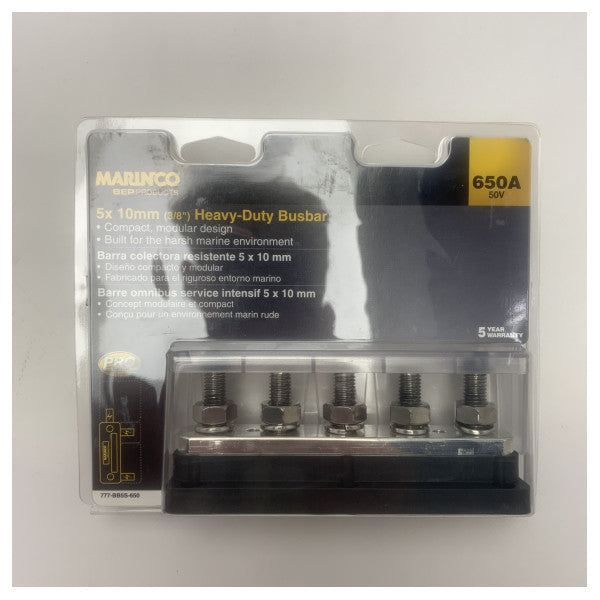 قضيب التثبيت الاحترافي لقضيب الحافلات BEP للخدمة الشاقة 650A 5x 10 مم