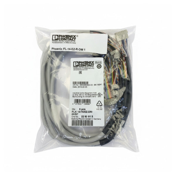 Phoenix FLK-14-16-EZ-DR-50 Industrial Control Cable Assembly kit 5x